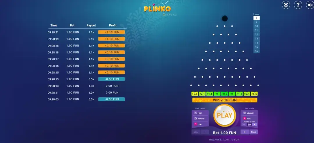 Plinko Demo